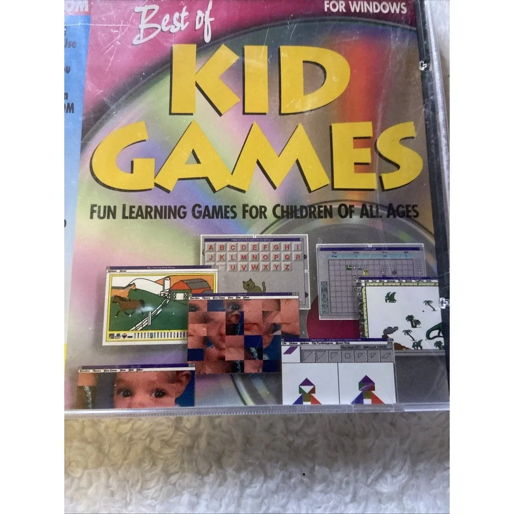 Best of Kid Games PC CD ROM Windows Video Game brand New Sealed NIP NOS New 1995